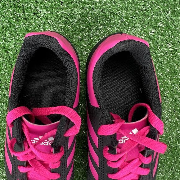 Adidas Goletto VI Soccer Cleats Youth 11K Black Pink Lace Up G26368 Firm Ground - Picture 12 of 13